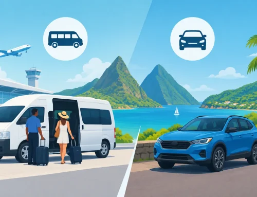 Hewanorra Transfer Versus Rental Car for Saint Lucia
