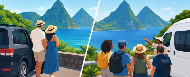 Private Versus Shared Saint Lucia Tours