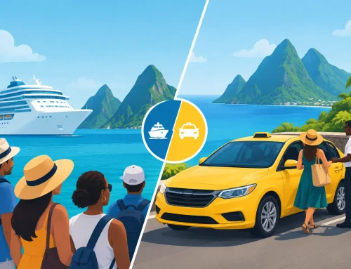 Cruise Excursion Versus Taxi Saint Lucia Compared